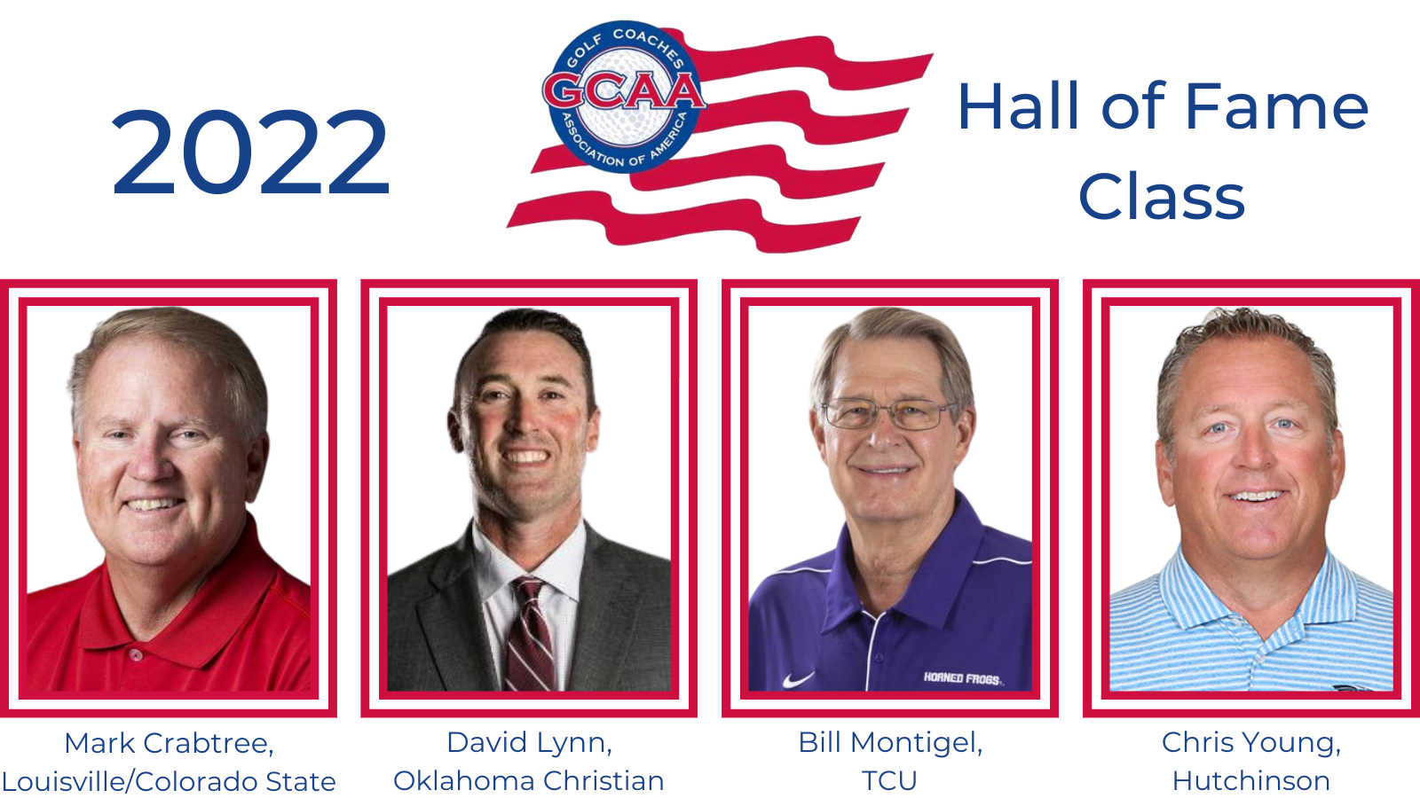 GCAA Announces its 2022 Hall of Fame Class